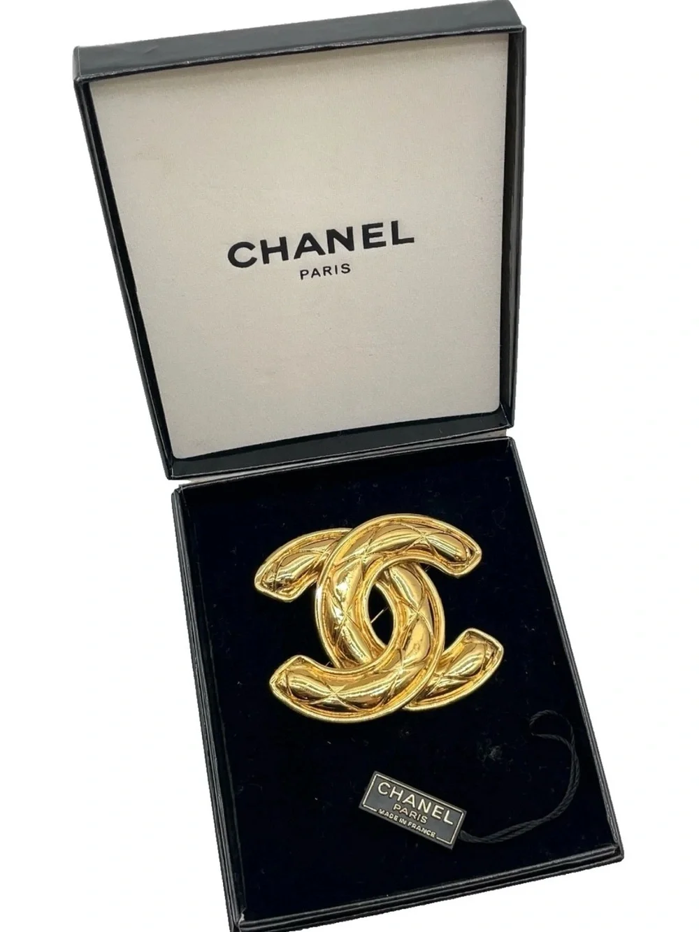 Chanel Matelassé Brooch